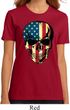 USA Skull Ladies Organic Shirt