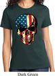 USA Skull Ladies Shirt