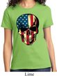 USA Skull Ladies Shirt