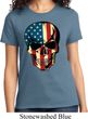 USA Skull Ladies Shirt