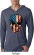 USA Skull Lightweight Hoodie Shirt