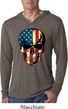 USA Skull Lightweight Hoodie Shirt