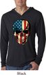 USA Skull Lightweight Hoodie Shirt