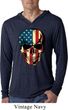 USA Skull Lightweight Hoodie Shirt
