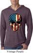 USA Skull Lightweight Hoodie Shirt