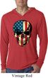 USA Skull Lightweight Hoodie Shirt