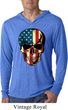 USA Skull Lightweight Hoodie Shirt