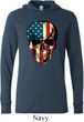 USA Skull Lightweight Hoodie Tee
