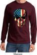 USA Skull Long Sleeve Shirt