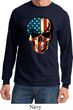 USA Skull Long Sleeve Shirt