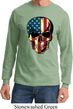 USA Skull Long Sleeve Shirt