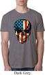 USA Skull Mens Burnout Shirt