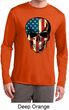 USA Skull Mens Dry Wicking Long Sleeve Shirt