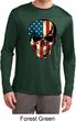 USA Skull Mens Dry Wicking Long Sleeve Shirt