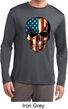 USA Skull Mens Dry Wicking Long Sleeve Shirt