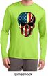 USA Skull Mens Dry Wicking Long Sleeve Shirt