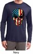 USA Skull Mens Dry Wicking Long Sleeve Shirt