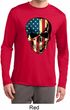 USA Skull Mens Dry Wicking Long Sleeve Shirt