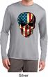USA Skull Mens Dry Wicking Long Sleeve Shirt
