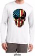 USA Skull Mens Dry Wicking Long Sleeve Shirt