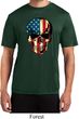 USA Skull Mens Moisture Wicking Shirt