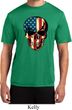USA Skull Mens Moisture Wicking Shirt
