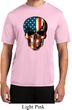 USA Skull Mens Moisture Wicking Shirt