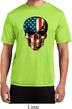 USA Skull Mens Moisture Wicking Shirt