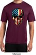 USA Skull Mens Moisture Wicking Shirt