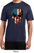 USA Skull Mens Moisture Wicking Shirt