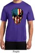 USA Skull Mens Moisture Wicking Shirt