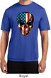 USA Skull Mens Moisture Wicking Shirt