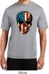 USA Skull Mens Moisture Wicking Shirt