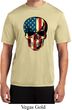 USA Skull Mens Moisture Wicking Shirt