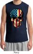 USA Skull Mens Muscle Shirt