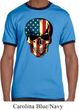 USA Skull Mens Ringer Shirt