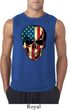 USA Skull Mens Sleeveless Shirt