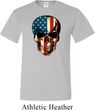 USA Skull Mens Tall Shirt