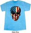 USA Skull Mineral Tie Dye Shirt