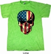 USA Skull Mineral Tie Dye Shirt