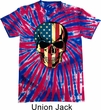 USA Skull Patriotic Tie Dye Shirt