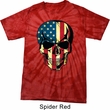 USA Skull Spider Tie Dye Shirt