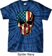 USA Skull Spider Tie Dye Shirt