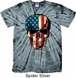 USA Skull Spider Tie Dye Shirt