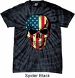 USA Skull Spider Tie Dye Shirt