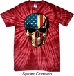 USA Skull Spider Tie Dye Shirt