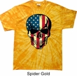 USA Skull Spider Tie Dye Shirt