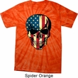 USA Skull Spider Tie Dye Shirt
