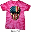 USA Skull Spider Tie Dye Shirt