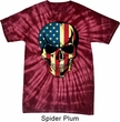 USA Skull Spider Tie Dye Shirt